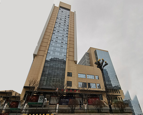 青海建設(shè)科技大廈三陽大酒店(四星級(jí)，21000m2，海湖新區(qū)地標(biāo)建筑)